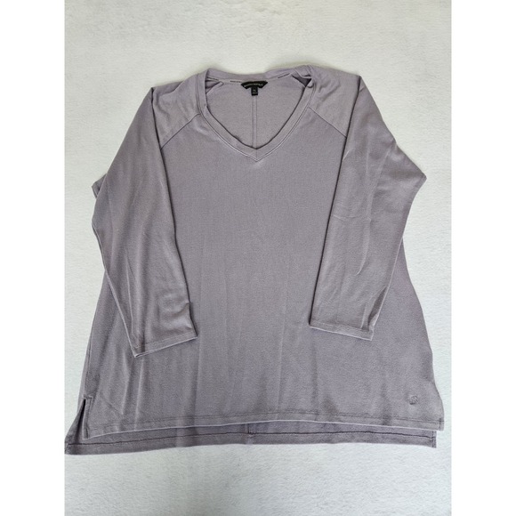Banana Republic Tops - Banana Republic Womens Sz XXL Purple Knit Long Sleeve Tunic Minimalist Classic